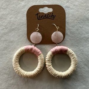 J E W BRAND BRAND NEW HOOK DECORATIVE EARRINGS